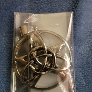 Trifecta stainless steel pendant